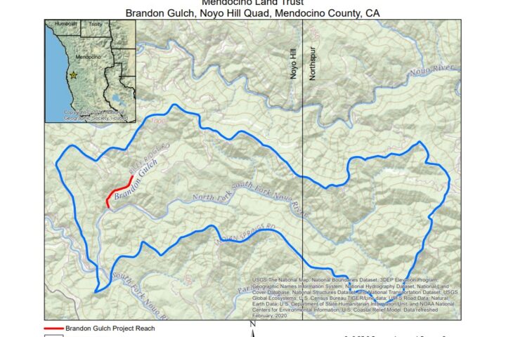 Brandon Gulch Map