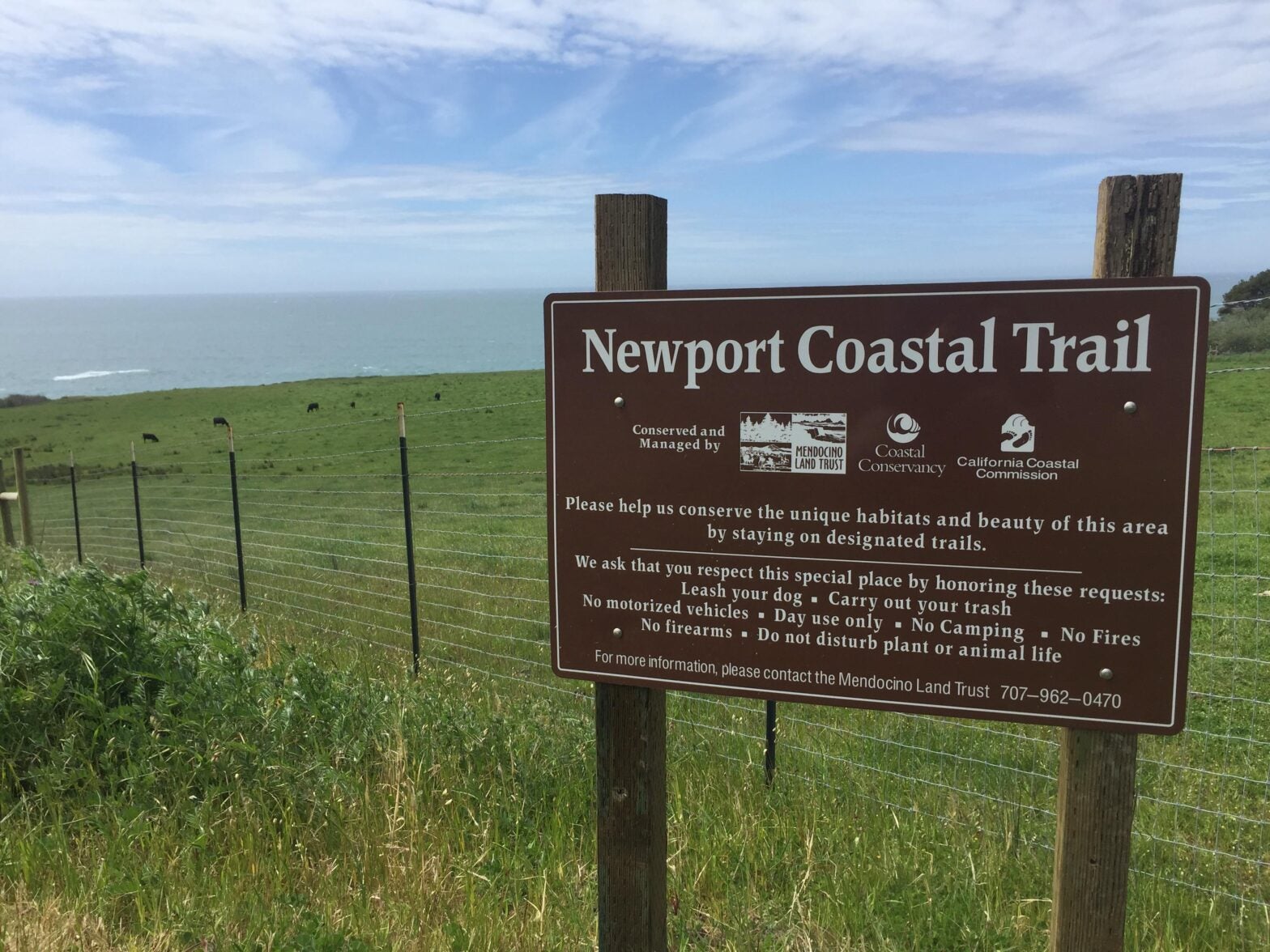 Newport Trail Mendocino Land Trust