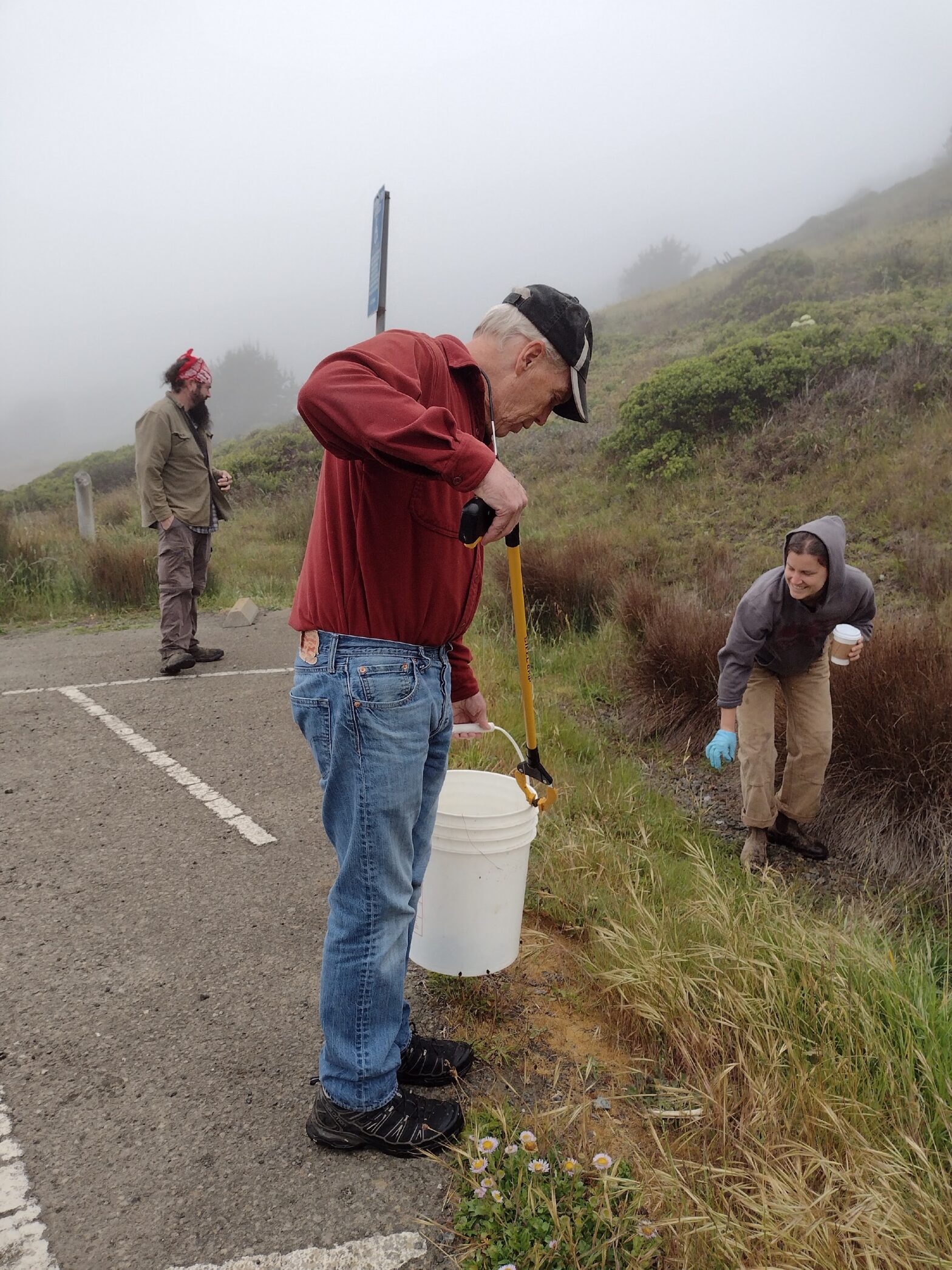 Volunteers at Navarro Point