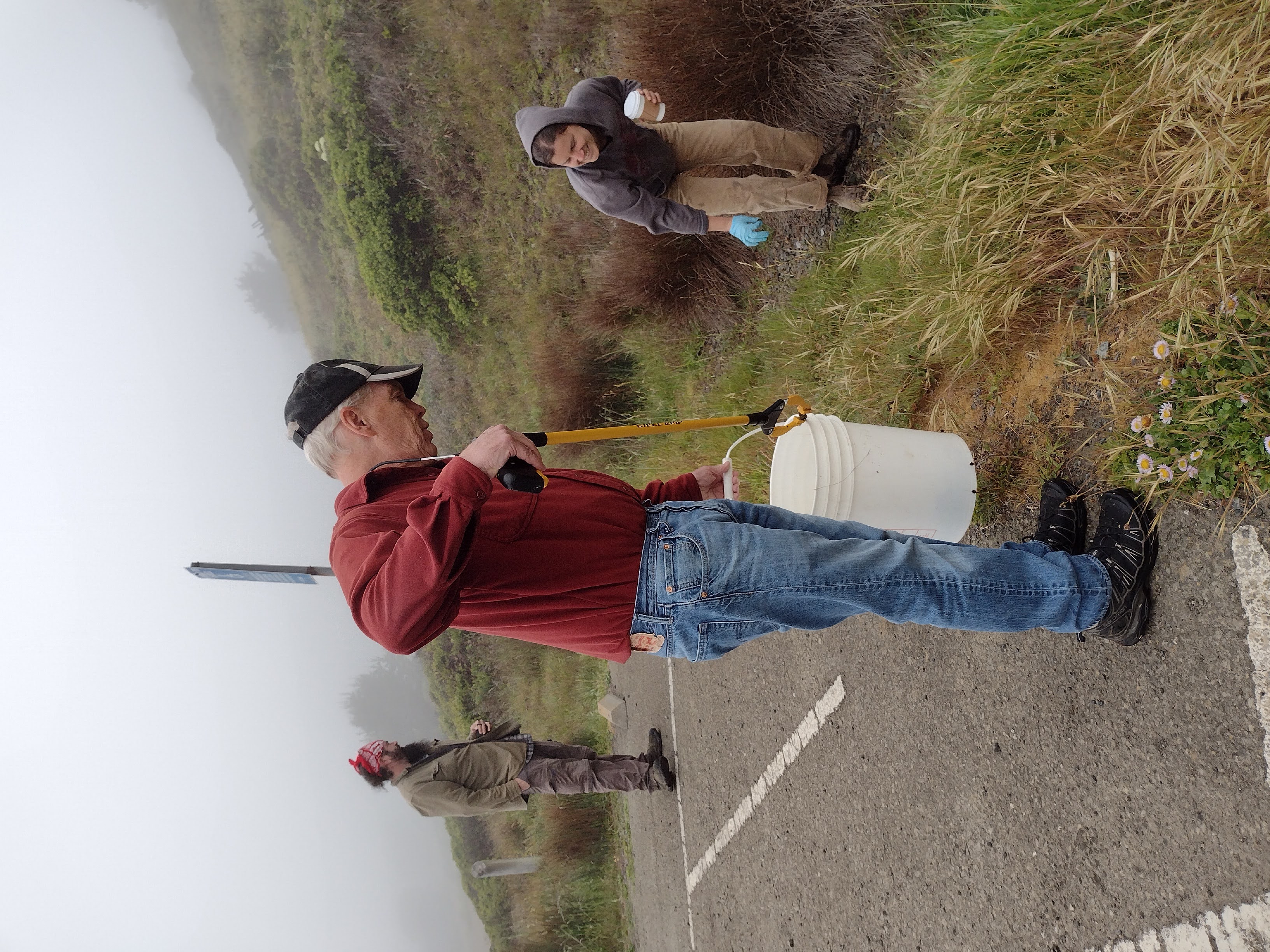 Volunteers at Navarro Point