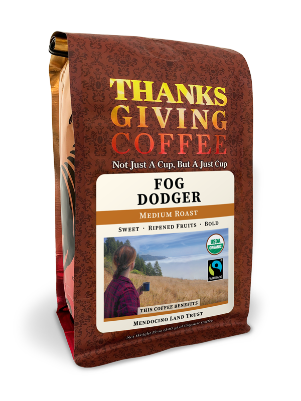 This is our current image, as of March 2024, for our partnership with Thanks Giving Coffee.